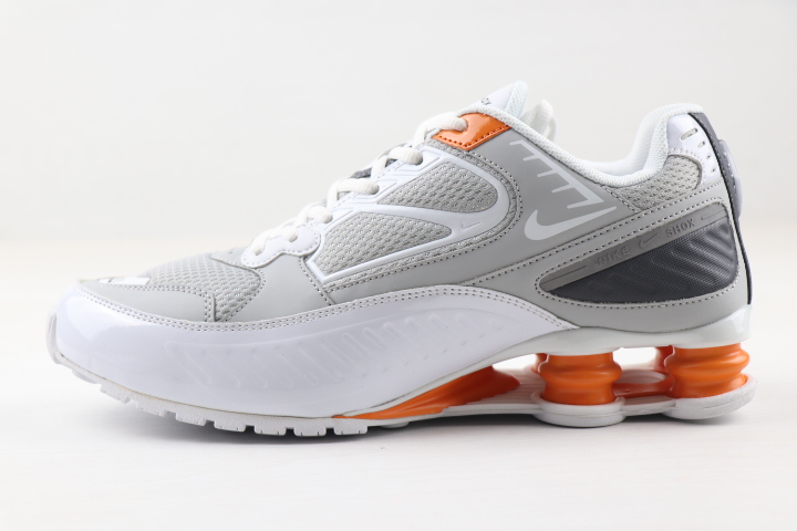2020 Nike Shox Enigma SP Black White Grey Orange Shoes for Women